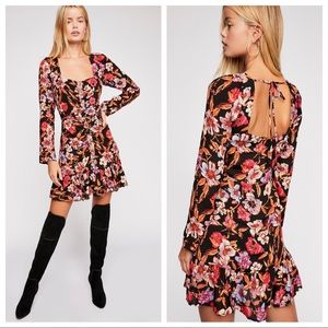 NWT Free People Forever Printed Mini Dress Size 8